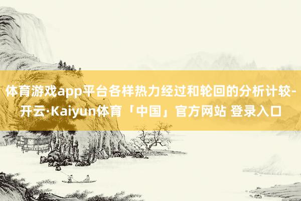 体育游戏app平台各样热力经过和轮回的分析计较-开云·Kaiyun体育「中国」官方网站 登录入口
